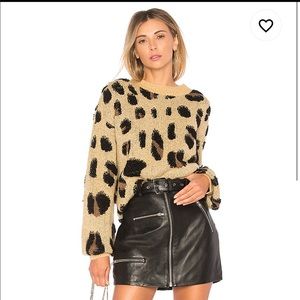 Cheetah print sweater